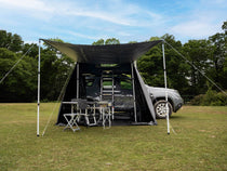ALCPL Classic 2.0 Living Pod - in expanded position in New Forest camp ground