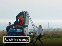 TentBox Lite 2.0 opening. Text overlay reads "Ready in seconds". [autoplay]