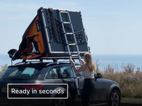 TentBox Lite XL opening with text overlay "Ready in seconds". [autoplay]