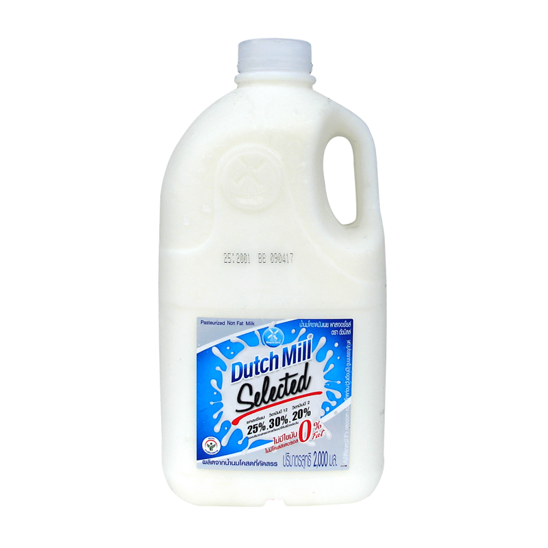 Dutch Mill Pasturized  0% Fat Milk * 2000Ml